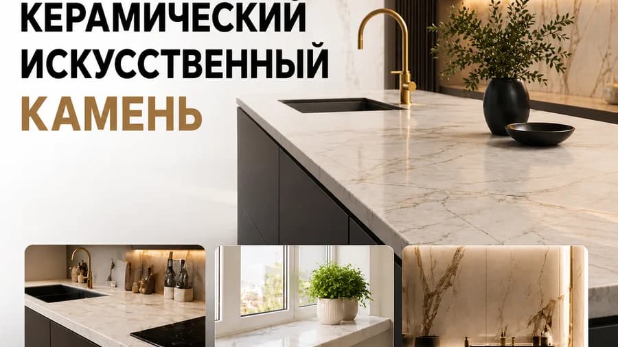 Столешницы из керамического искусственного камня