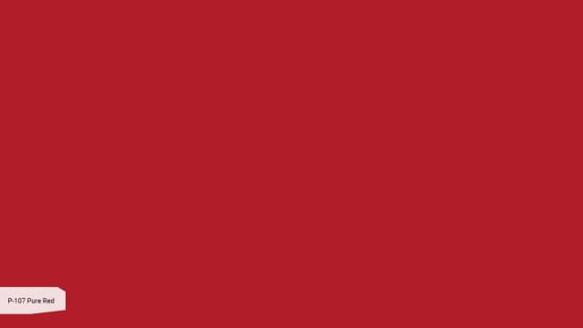 P-107 Pure Red