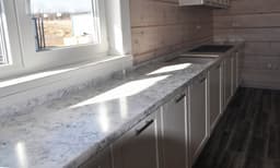 Прямая столешница для кухни