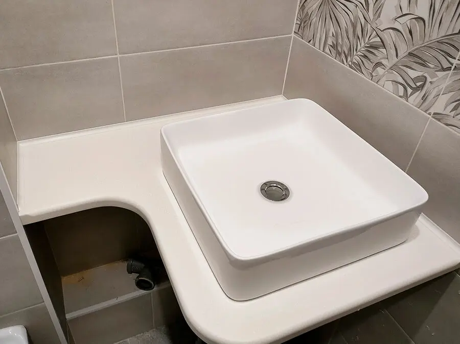 Мини столешница-умывальник