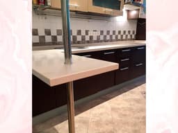 Кухонная столешница с барной стойкой