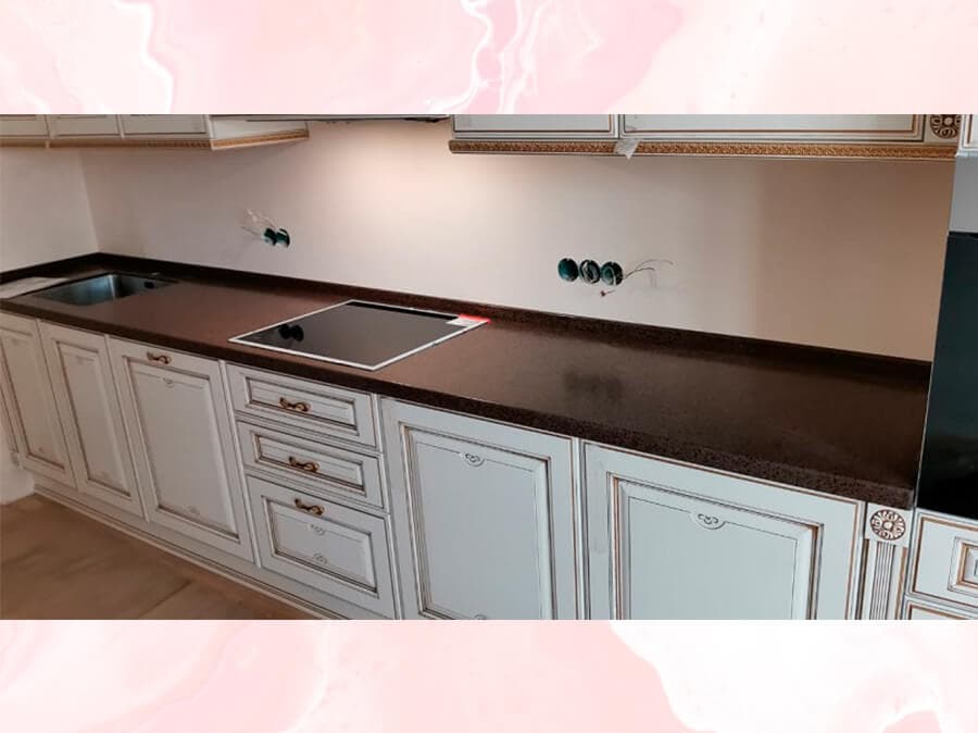 Прямая кухонная столешница