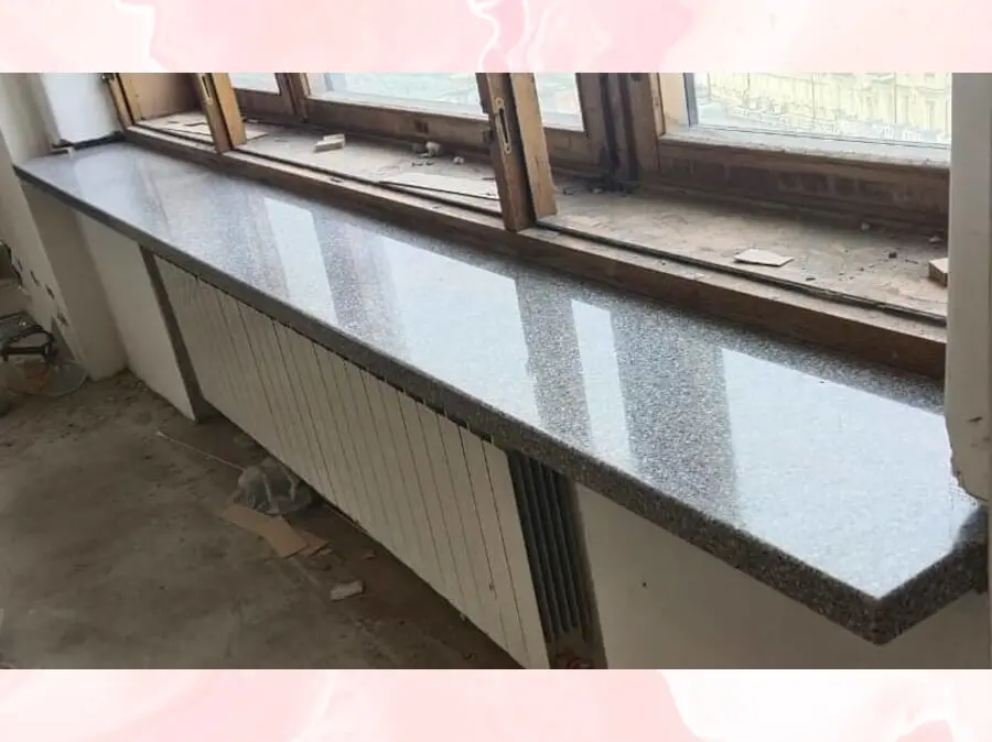 Подоконник под гранит для трехстворчатого окна