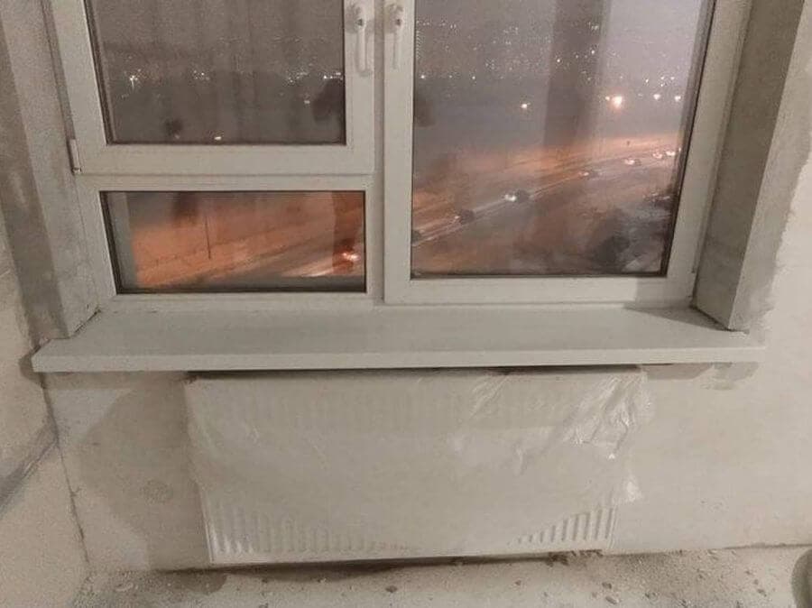 Белый подоконник