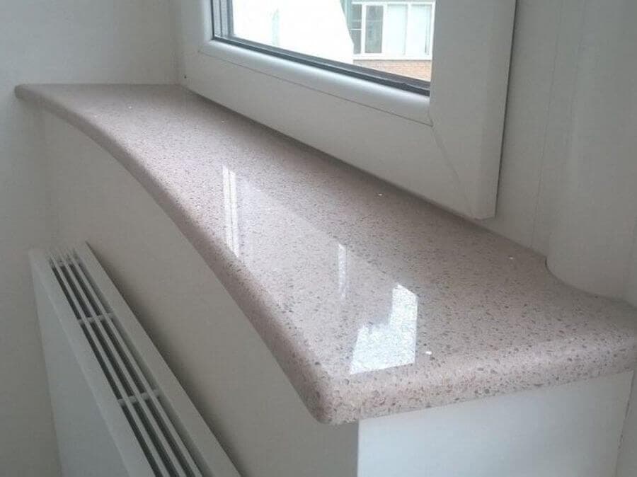 Подоконник со скругленными краями