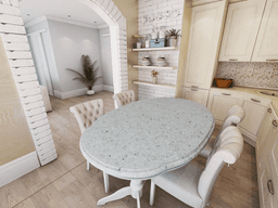 Овальный стол