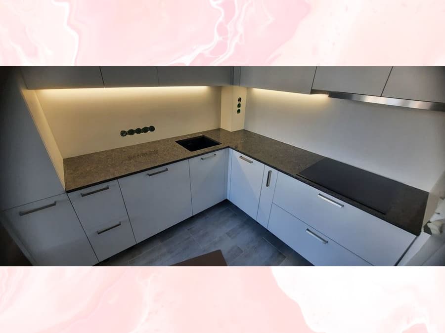 Большая угловая столешница