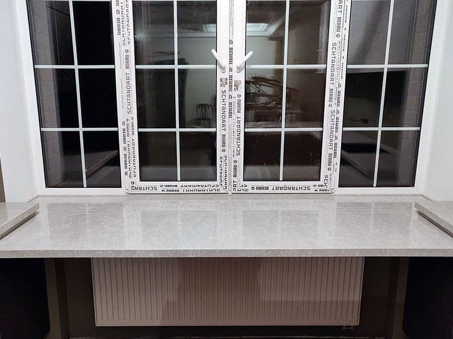 Подоконник для четырехстворчатого окна