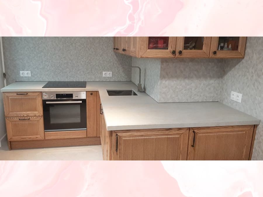 Кухонная столешница под два угла